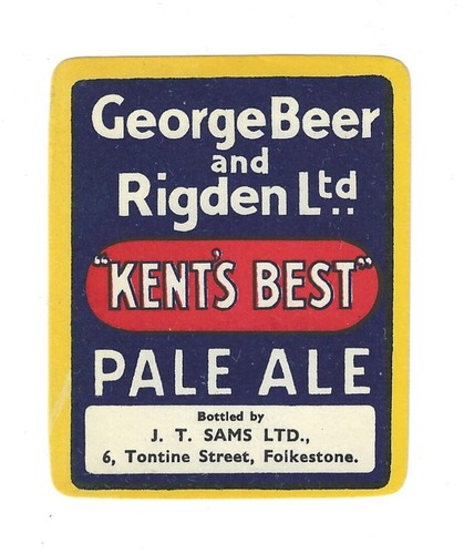 Old brewery bottle - bottle, label
