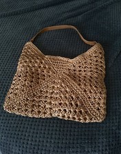 Woven Straw Summer Beach Tote
