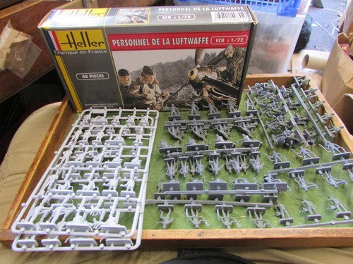 Heller unpainted figures wwii - figures,