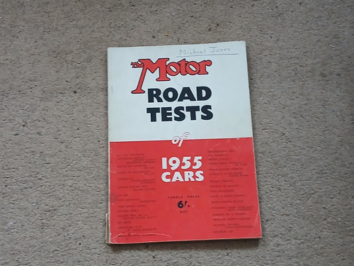 Motor road tests 1955 - "motor",