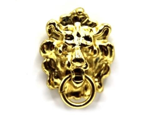 Dolls house lion door - lion, knocker