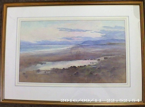 Watercolour welsh coastal - watercolour,