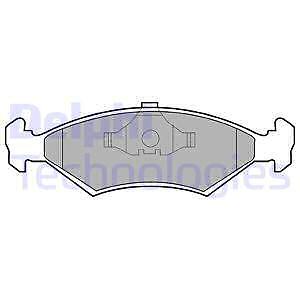 Lp204 delphi brake pad set - lp204,