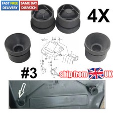 4PCS Black Engine Cover
