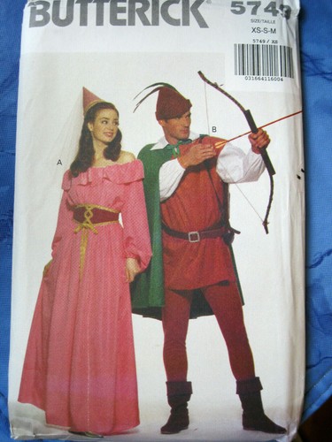 Butterick 5749 robin hood - 5749,