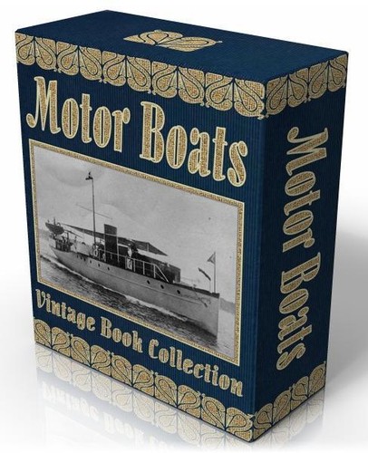 Motor boats vintage books - 13,