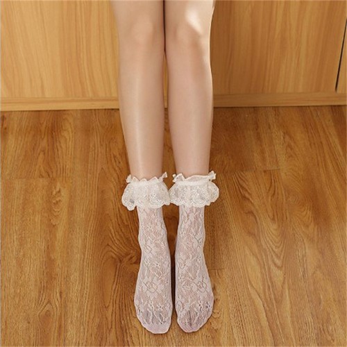 Lace ankle socks girls mesh - ankle,