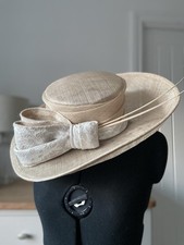 John Charles Women's Mother of the Bride Groom Wedding Guest Races Hat Neutral