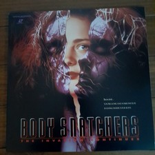 Vintage 1994 Body Snatchers The Invasion Continues LaserDisc Horror Sci-Fi Movie