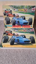 Vintage racing car 70 piece jumbo jigsaw puzzle. Complete with box. VGC.