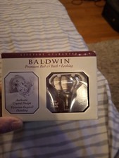Baldwin Fillmore Crystal Door Knob Bed And Bath 5800. 150. Prvrp Satin Nickel 
