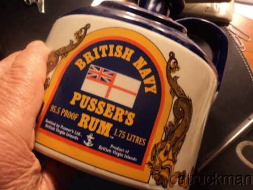 British navy pusser rum 75 - british, pusser's