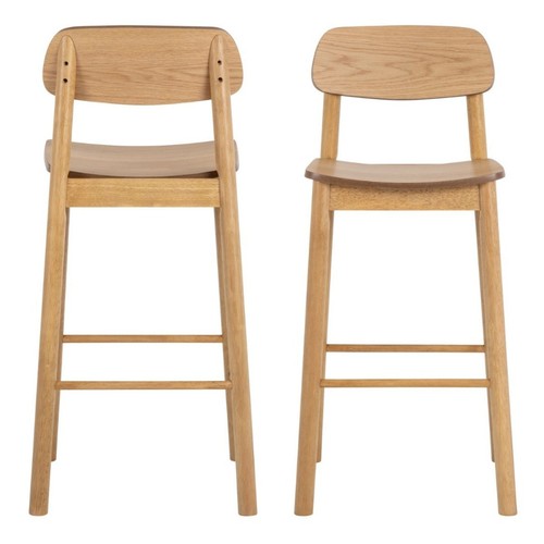 Barlow bar stool - stool, oak