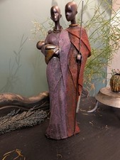 African Family Figurine 30cm -
