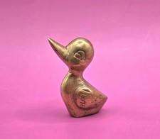 Vintage Solid Brass Duck