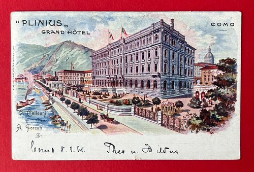 Postcard como italy 1901 - in,