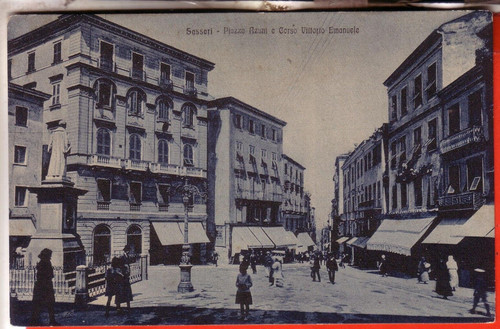 Postcard sassari city - postcard,