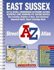A-Z East Sussex Street Atlas (Street Maps & Atlases S.) by VARIOUS Spiral bound