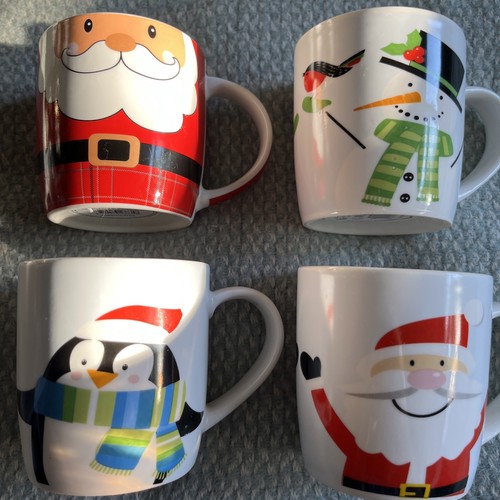 Set four christmas mugs - christmas, new