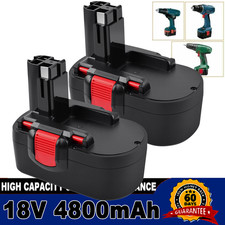 2X for Bosch 18v Battery 4.8Ah