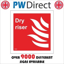 SIGN Dry Riser Workplace