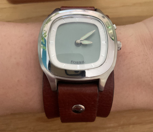 Vintage fossil wristwatch - vintage,