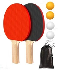 Part of FBSPORT Table Tennis Set, Ping Pong Bats x 2 with 4 Balls