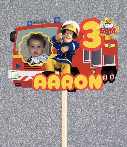 Fireman sam photo cake - fireman,