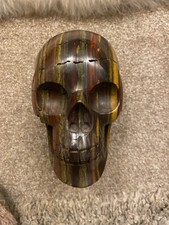crystal skull large Tiger Iron