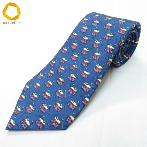 Hermes tie blue system multi - system,