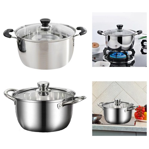 Stainless steel stock pot - stainless,