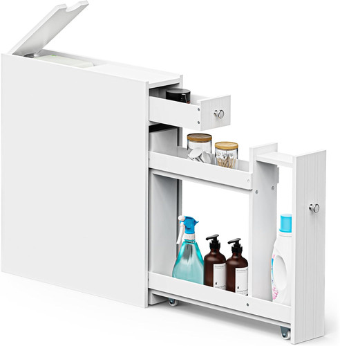 Vonhaus slim bathroom storage - vonhaus,