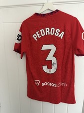 ADRIÀ GINER PEDROSA Sevilla Match Worn Signed shirt with coa 