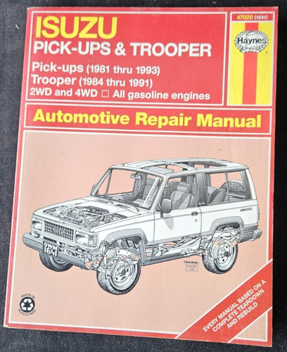 Haynes 1641 isuzu pick - -, pick-ups
