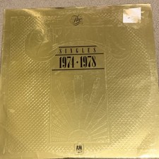 CARPENTERS SINGLES 1974-1978 LP Embossed Sleeve Inner Bag A&M 1978 VG++