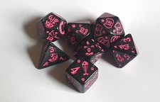 DND Dice Set  Polyhedral Resin