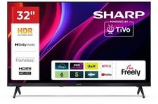 Sharp 32 inch TiVo Smart HD LED TV Frameless HDR Black with Streaming Apps 1T C3