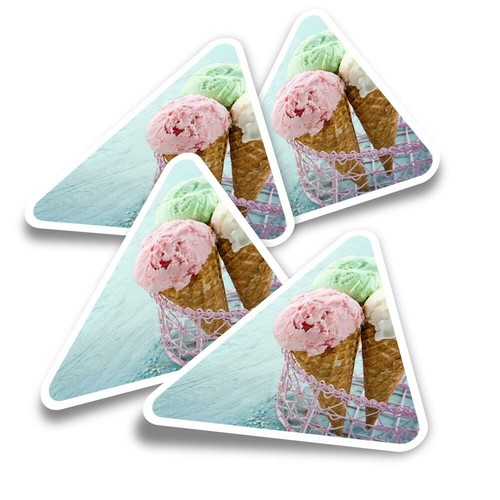 Triangle stickers ice - triangle,