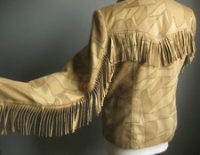 COWBOY FRINGE TASSLE JACKET 12 western native american calamity jane TOGETHER