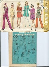 S 9029 sewing pattern 70's