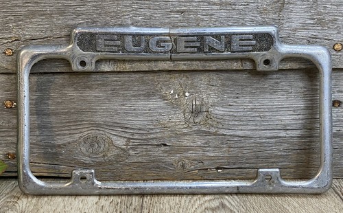 Vintage license plate - license, holder