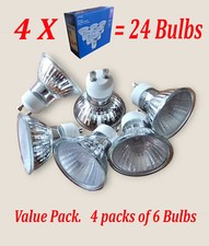Pack of 24 Halogen GU10 40W