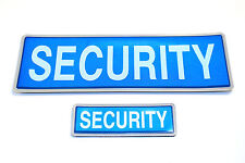 Reflective Sew-on SECURITY Badge. Door Supervisor, Security Guard, HMP