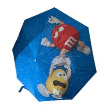Vintage M&Ms  Umbrella Blue Mbrella Rare