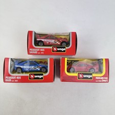 Burago Diecast Metal 1:43 Scale Trio Cars With Boxes