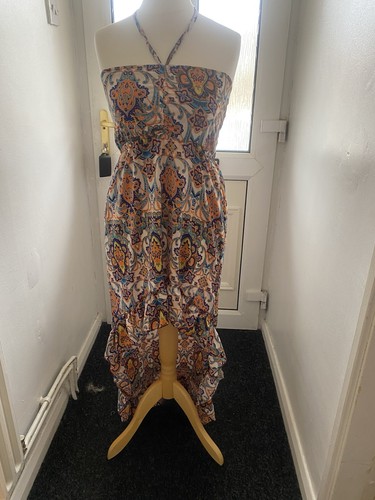Halter neck dress flamenco - halter,