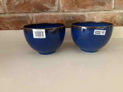 Denby imperial blue deep - 2, x