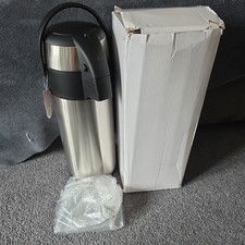 5L Stainless Steel Airpot Hot Tea Coffee Drinks Vacuum Flask Jug Pump Teapots