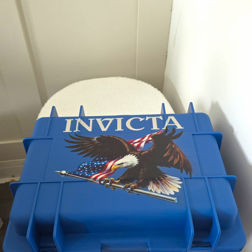 Invicta blue plastic watch - plastic,