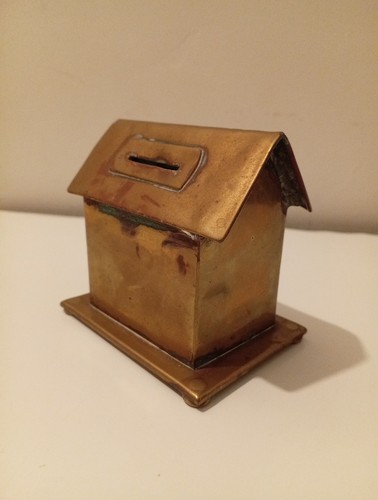 Coin box brass - coin,